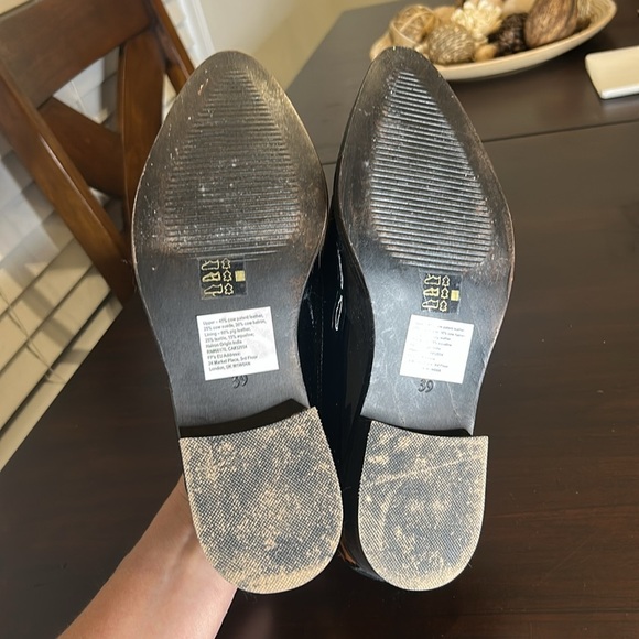 Free People Brady Slip On Patent/Leopard Pony Hair Loafer Shoes EU 39 - Picture 7 of 15